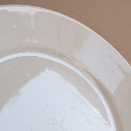 OLD ARABIA WideRim Plain plate / オールドアラビア  ワイドリム プレーンプレート（厚手）  φ:22.4cm A