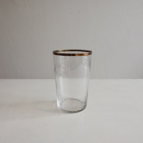 France Antique Gold rim glass / フランス アンティーク 金縁のグラス