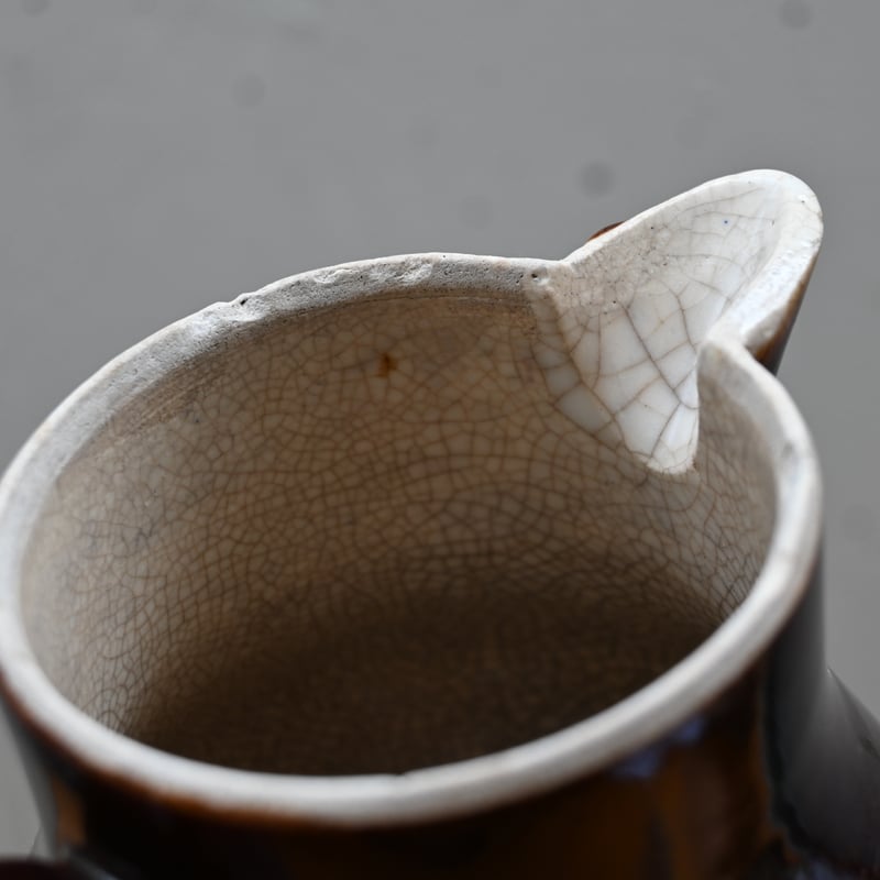 France Antique Cul Noir Pitcher / フランス アンティーク キ