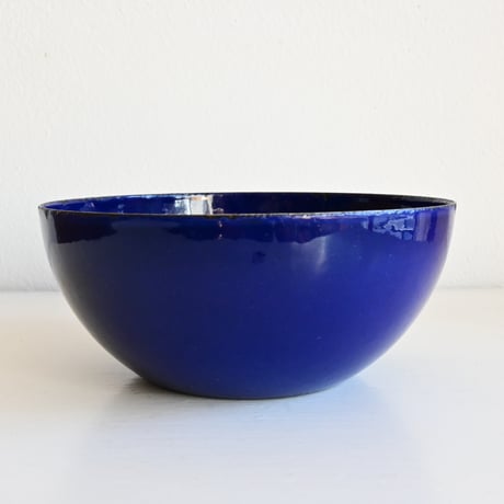 ARABIA FINEL Enamel BOWL   / アラビア・フィネル  琺瑯ボウル（ブルー）φ:14cm