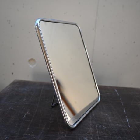 France Metal frame Stand＆Wall Mirror / フランス 古いメタルフレームのスタンドミラー＆壁掛けミラー C