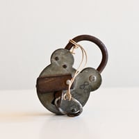 フランスの古いくまのパドロック