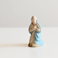 フランス アンティーク マリアのテラコッタの人形