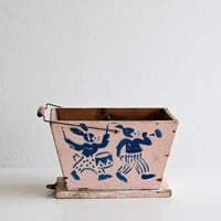 フランス 古いうさぎの鼓笛隊のボックス