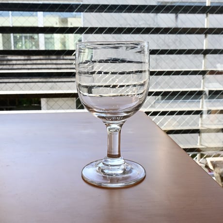 FRANCE Antique Wine Glass  / フランス アンティーク ビストロワイングラス  A
