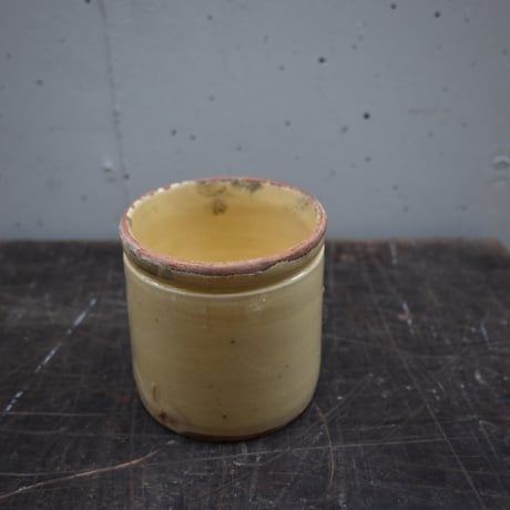 France Old Yellow Pot / 南仏の黄釉のポット