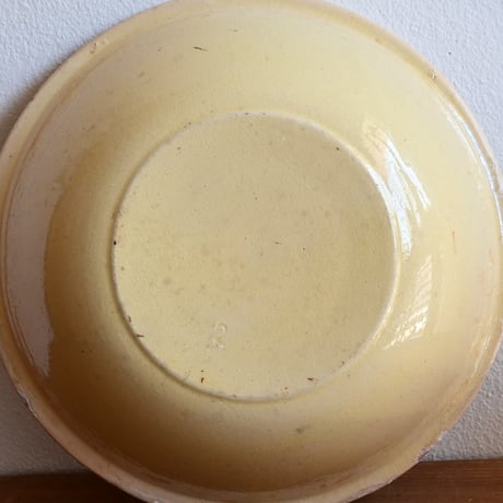 France Antique Yellow Bowl / フランス アンティーク 南仏の黄釉ボウル