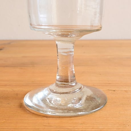 FRANCE Antique Wine Glass  / フランス アンティーク 筒型のビストロワイングラスB