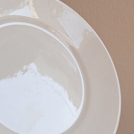 OLD ARABIA WideRim Plain plate / オールドアラビア  ワイドリム プレーンプレート（厚手）  φ:22.4cm A