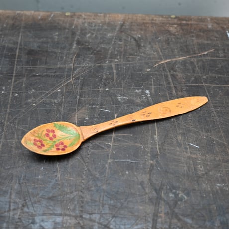 Sweden Wood Spoon / スウェーデンの木製スプーン 木匙 D