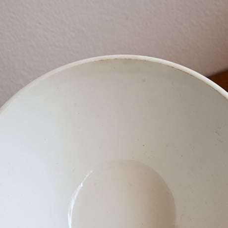France Antique Cafe Bowl "DIGOIN" / フランス  カフェオレボウル 緑の市松模様