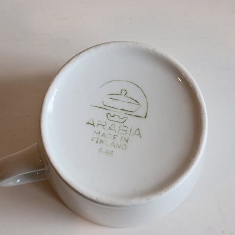 ARABIA KILTA Cup Kaj Franck  / アラビア キルタ カップ カイフランク ホワイト φ:7.9cm E