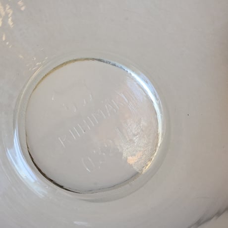 Finland Viili Astia RIIHIMÄKI Glass Bowl / リーヒマキのヨーグルトガラスボウル D
