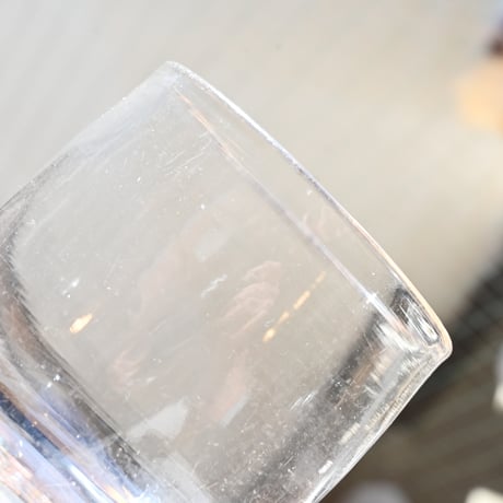 FRANCE Antique Wine Glass  / フランス アンティーク ビストロワイングラス  G