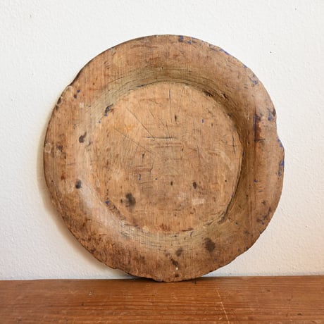 Sweden antique wooden plate / スウェーデン アンティーク 木皿 A-1
