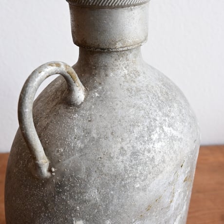 France Antique water aluminium bottle  / フランス アンティーク アルミの水筒