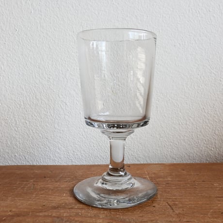 FRANCE Antique Wine Glass  / フランス アンティーク 筒型のビストロワイングラス 小