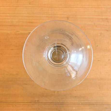 FRANCE Antique Wine Glass  / フランス アンティーク ビストロワイングラス  F