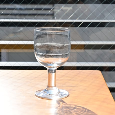 FRANCE Antique Wine Glass  / フランス アンティーク ビストロワイングラス  G
