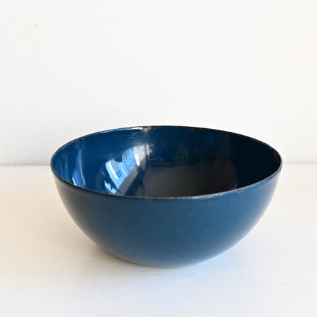 ARABIA FINEL Enamel BOWL   / アラビア・フィネル  琺瑯ボウル（ヴィンテージブルー）φ:14.2cm
