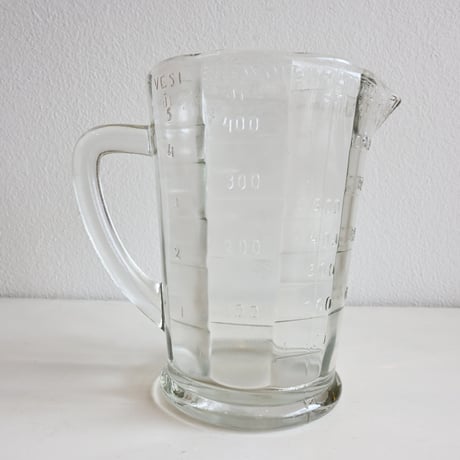 Finland Riihimäen Lasi  Measuring Pitcher / フィンランド リーヒマエンラシ 計量ピッチャー A