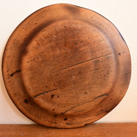 Sweden antique wooden plate / スウェーデン アンティーク 木皿 A-3