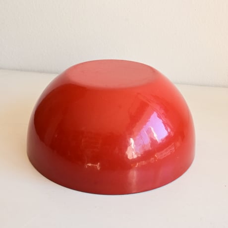 ARABIA FINEL Enamel BOWL by Kaj Franck / フィネル カイフランク  琺瑯ボウル（レッド×オレンジ）φ:16cm