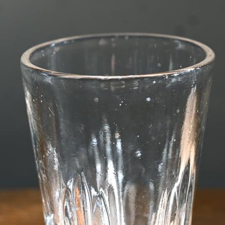 FRANCE Antique Cutting Glass  / フランス アンティーク 切込ロンググラス（剣先グラス）