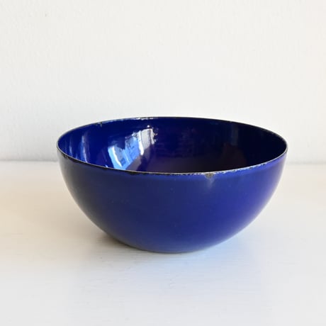 ARABIA FINEL Enamel BOWL   / アラビア・フィネル  琺瑯ボウル（ブルー）φ:14cm