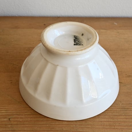 France Antique Cafe Bowl "Digoin&Sarreguemines" / フランス  面取りカフェオレボウル ”ディゴワン＆サルグミンヌ”  φ:13.6cm