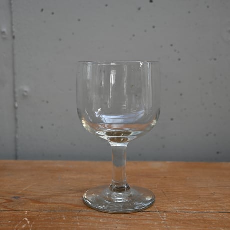 FRANCE Antique Wine Glass  / フランス アンティーク ビストロワイングラス A