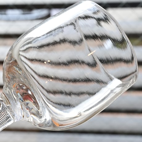 FRANCE Antique Wine Glass  / フランス アンティーク ビストロワイングラス  J