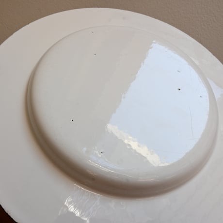 ARABIA FINEL Enamel Plate by Kaj Franck / フィネル カイフランク  琺瑯プレート（ホワイト）φ:28cm B