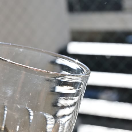 France Antique Cutting Glass / フランス アンティーク カッティングロックグラス