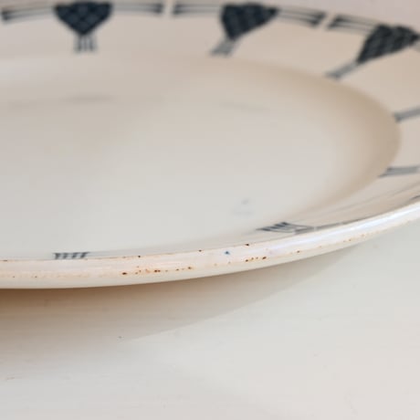 Finland OLD ARABIA  Arne plate  / オールドアラビア 松ぼっくりのプレート φ:21cm B