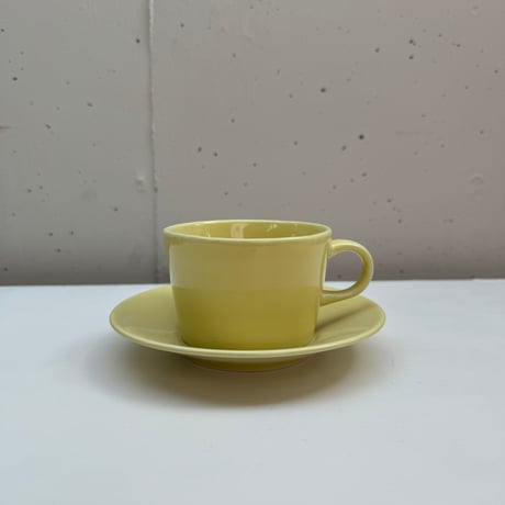 ARABIA KILTA C＆S Kaj Franck (Yellow) / アラビア キルタ カップ＆ソーサー カイフランク イエロー