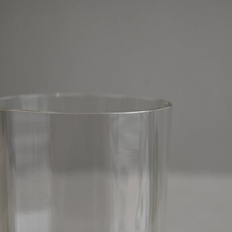 France Antique  Beveled glass  / フランス アンティーク 12角面取グラス
