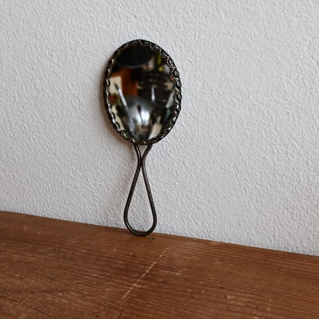 France Antique Hand mirror  / フランス アンティーク ハンドミラー 両面手鏡