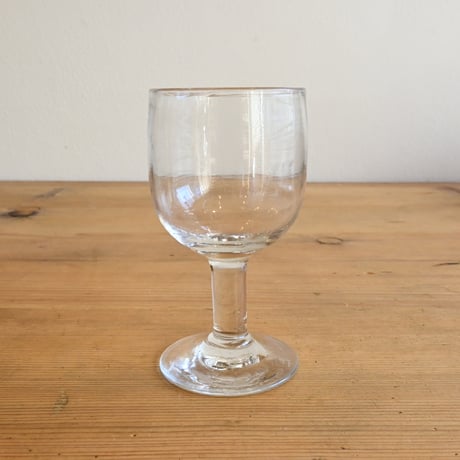FRANCE Antique Wine Glass  / フランス アンティーク ビストロワイングラス  G