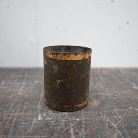 France Tin Can Objet / フランス 古いブリキの筒 B