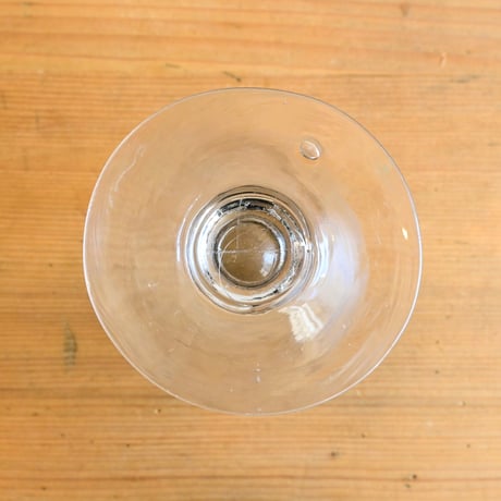 FRANCE Antique Wine Glass  / フランス アンティーク ビストロワイングラス  D