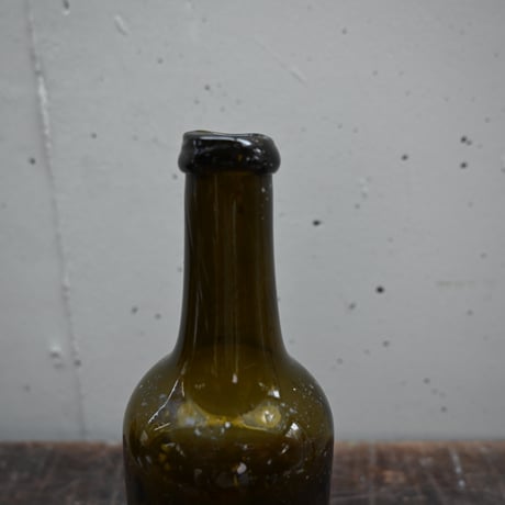 FRANCE Old Glass Mini Bottle  / フランス アンティーク 吹きガラスボトル