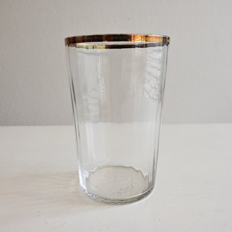 France Antique Gold rim glass / フランス アンティーク 金縁のグラス
