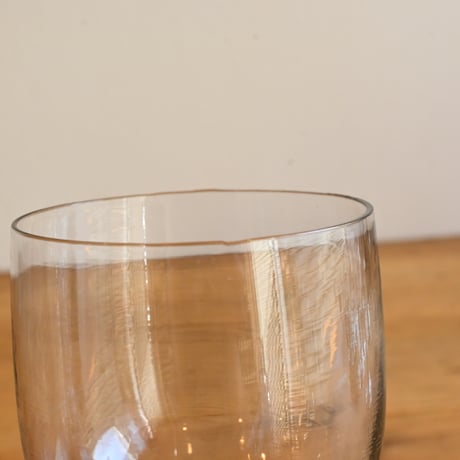 FRANCE Antique Wine Glass  / フランス アンティーク ビストロワイングラス  D