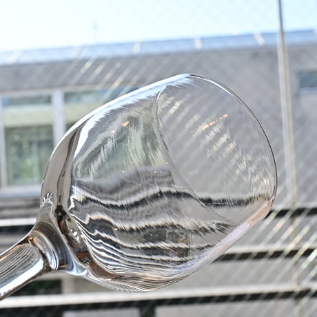 FRANCE Antique Wine Glass  / フランス アンティーク ビストロワイングラス  C