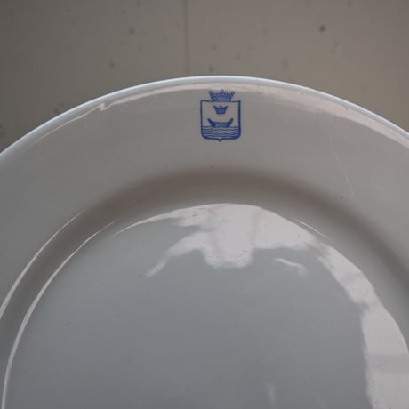 ARABIA Crown Ship STAMP  Wide plate / アラビア  王冠 船 スタンプ ワイドプレート