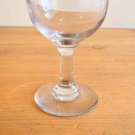 FRANCE Antique Wine Glass  / フランス アンティーク ビストロワイングラス  E