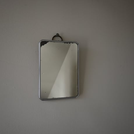 France Metal frame Stand＆Wall Mirror / フランス 古いメタルフレームのスタンドミラー＆壁掛けミラー  B