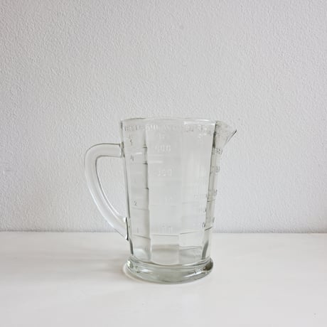 Finland Riihimäen Lasi  Measuring Pitcher / フィンランド リーヒマエンラシ 計量ピッチャー A