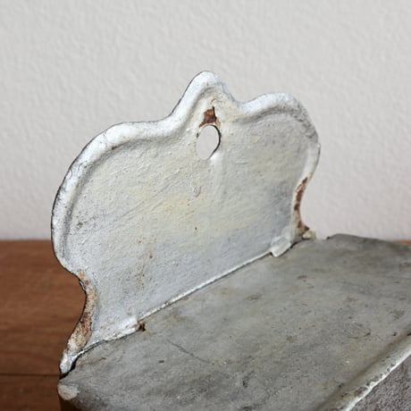 France Old Hanging Metal Box  / フランス 古い 壁掛けメタルボックス
